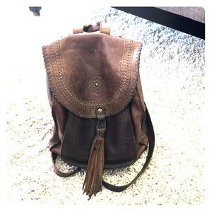 Patricia Nash leather backpack